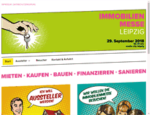 Tablet Screenshot of immobilienmesse-leipzig.de